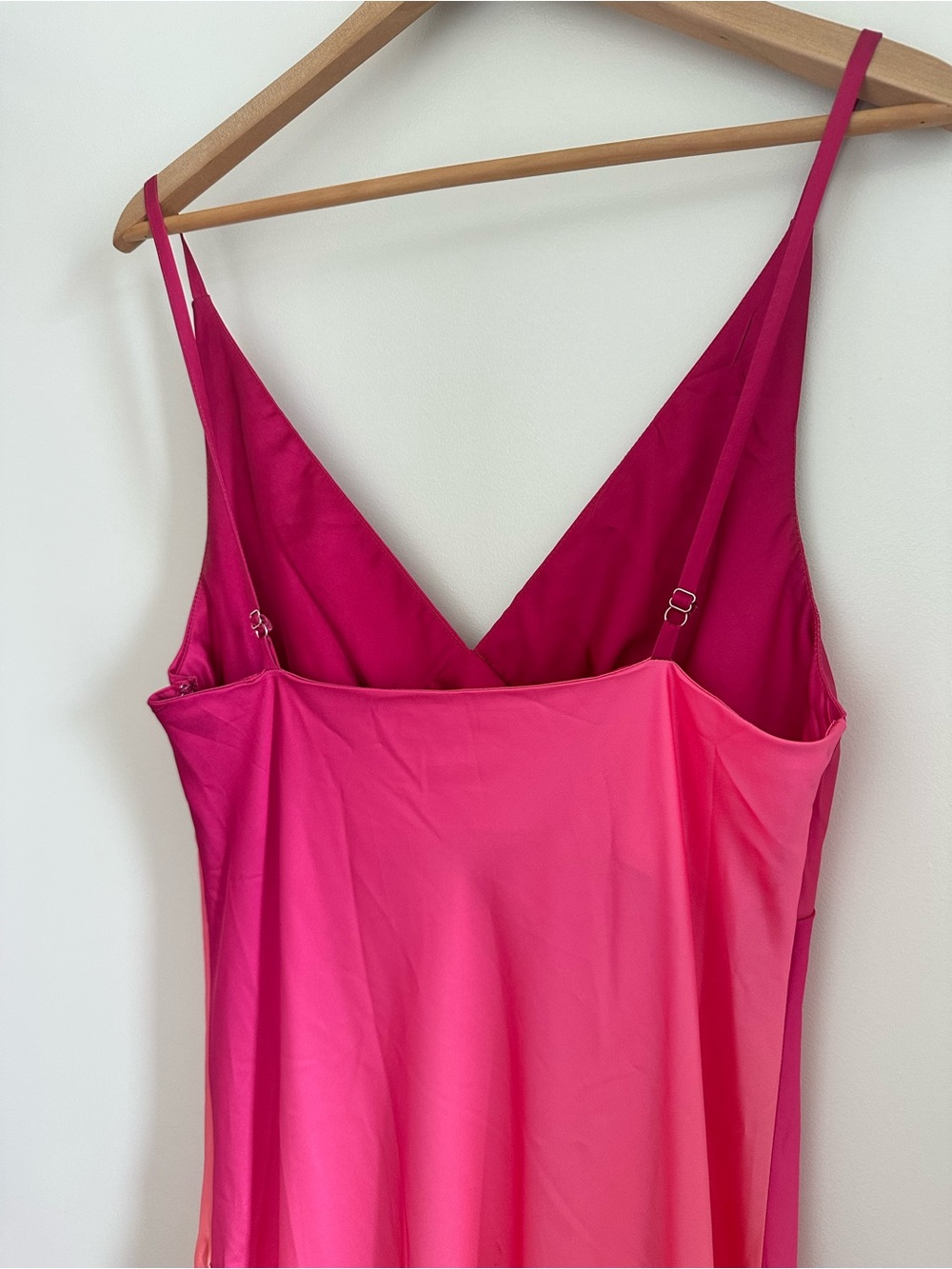 12th Tribe Gradient Slip Dress in Hot Pink and Orange - Picture 4 of 6